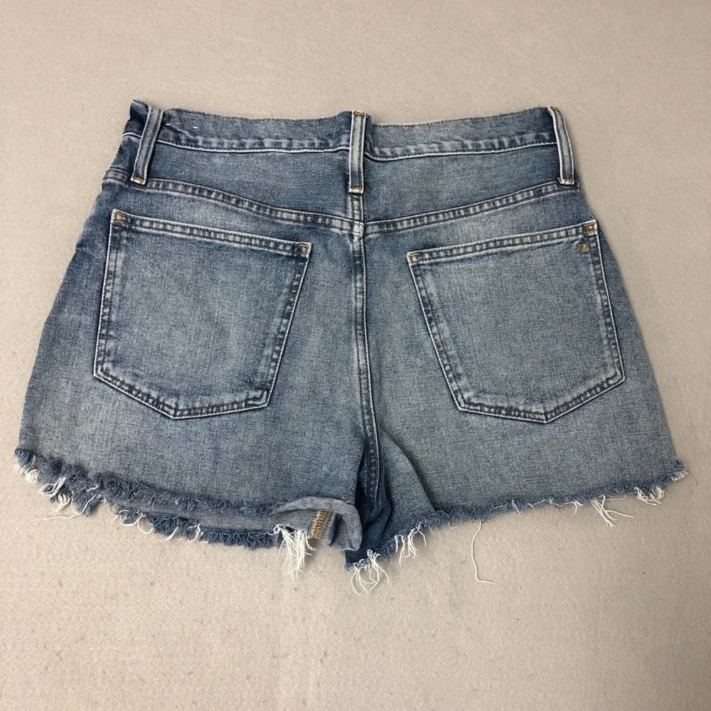 Madewell The Perfect Jean Short Womens 31 12 Cutoff Denim High Rise Festival